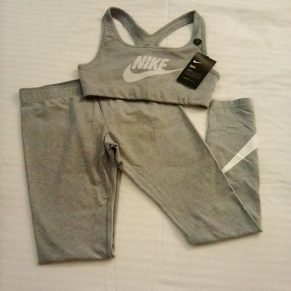 Nike Futura Swoosh Sports Bra & Legging Set